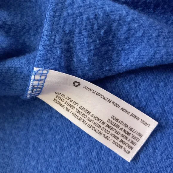 A New Day Blue Women’s Sweatshirt - Long Sleeve Crewneck Pullover, Size L - Picture 5 of 7